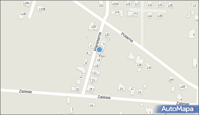 Tarnowskie Góry, Planetarna, 13, mapa Tarnowskie Góry