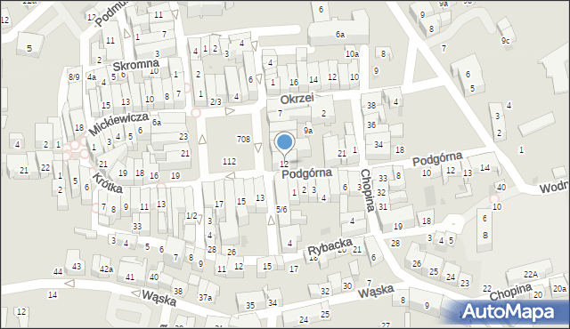 Tczew, Plac Hallera Józefa, gen., 12, mapa Tczew