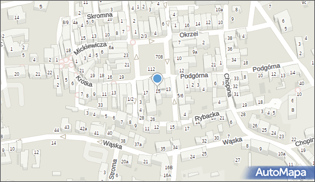 Tczew, Plac Hallera Józefa, gen., 15, mapa Tczew