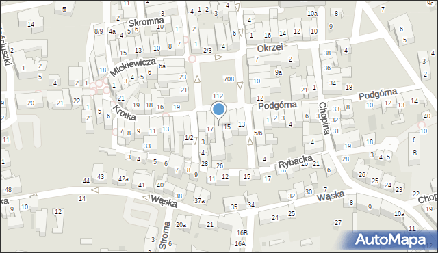 Tczew, Plac Hallera Józefa, gen., 16, mapa Tczew