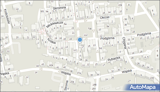 Tczew, Plac Hallera Józefa, gen., 18, mapa Tczew