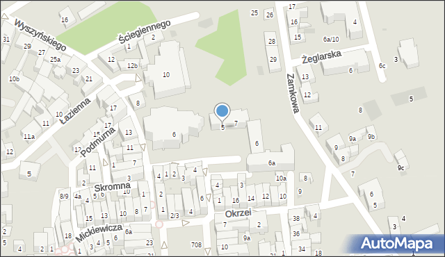 Tczew, Plac św. Grzegorza, 5, mapa Tczew