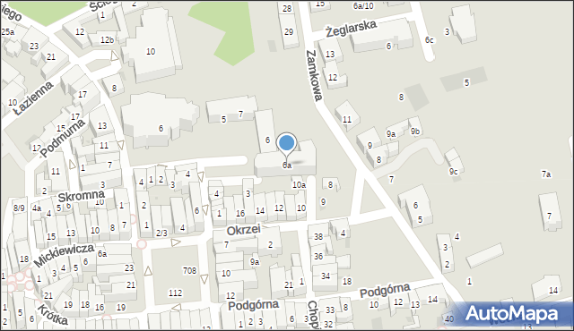 Tczew, Plac św. Grzegorza, 6a, mapa Tczew