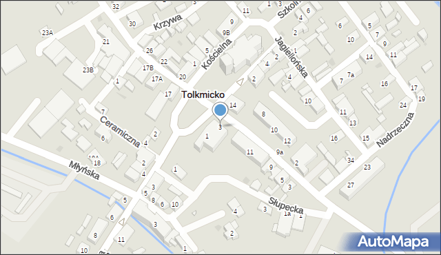 Tolkmicko, Plac Wolności, 3, mapa Tolkmicko