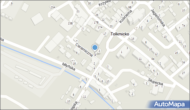 Tolkmicko, Plac Wolności, 4, mapa Tolkmicko