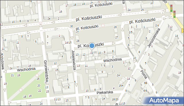 Tomaszów Mazowiecki, Plac Kościuszki Tadeusza, gen., 11, mapa Tomaszów Mazowiecki