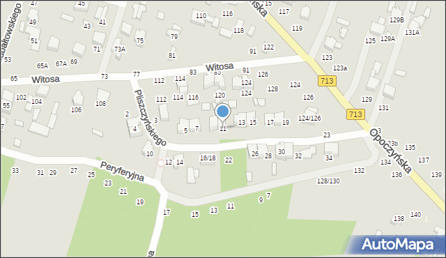 Tomaszów Mazowiecki, Pliszczyńskiego Piotra, 11, mapa Tomaszów Mazowiecki