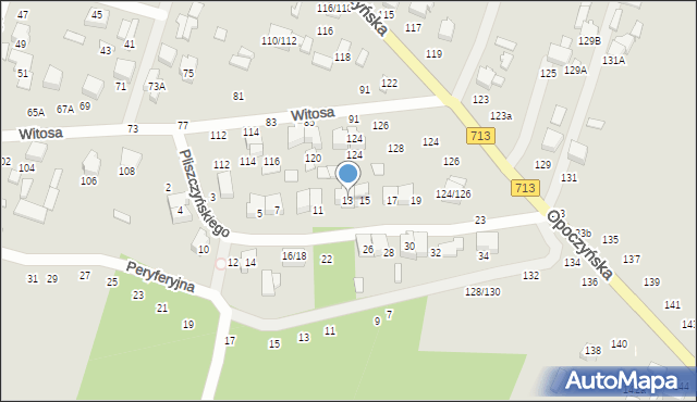 Tomaszów Mazowiecki, Pliszczyńskiego Piotra, 13, mapa Tomaszów Mazowiecki