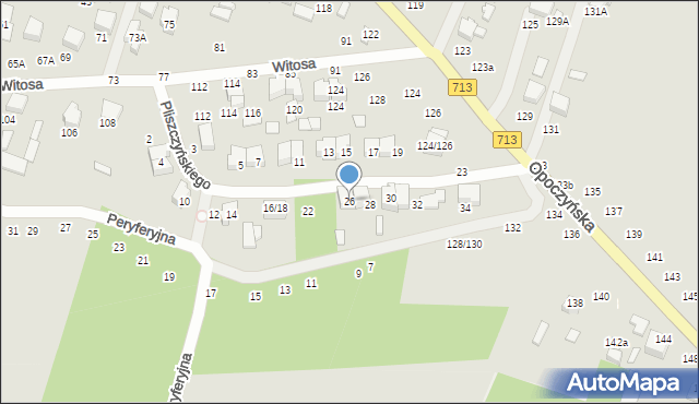 Tomaszów Mazowiecki, Pliszczyńskiego Piotra, 26, mapa Tomaszów Mazowiecki