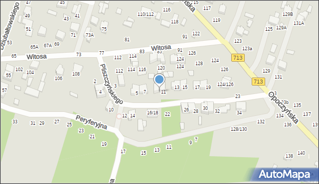 Tomaszów Mazowiecki, Pliszczyńskiego Piotra, 9, mapa Tomaszów Mazowiecki