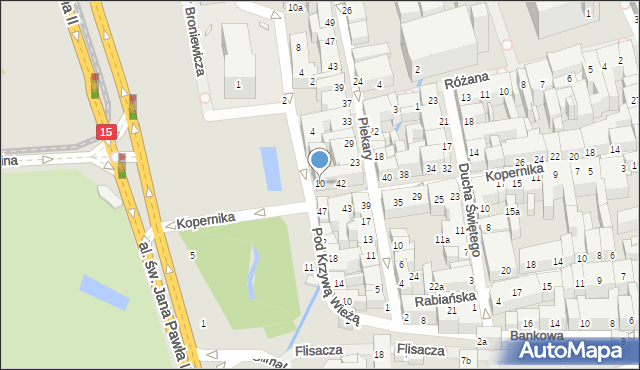 Toruń, Plac Rapackiego Mariana, 10, mapa Torunia
