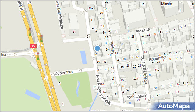 Toruń, Plac Rapackiego Mariana, 8, mapa Torunia