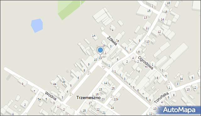 Trzemeszno, Plac Kilińskiego Jana, płk., 11, mapa Trzemeszno