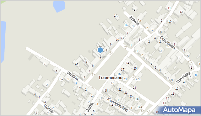 Trzemeszno, Plac Kilińskiego Jana, płk., 6, mapa Trzemeszno