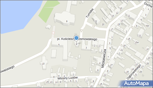 Trzemeszno, Plac Kościeszy-Kosmowskiego Michała, 4, mapa Trzemeszno