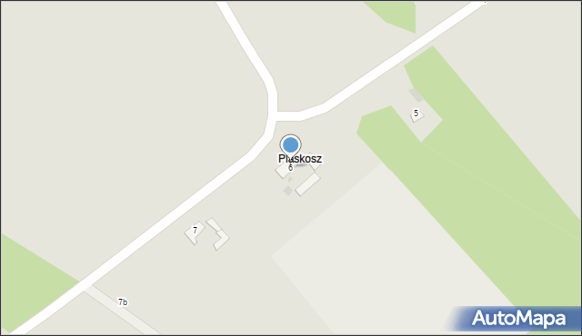 Tuchola, Plaskosz, 6, mapa Tuchola