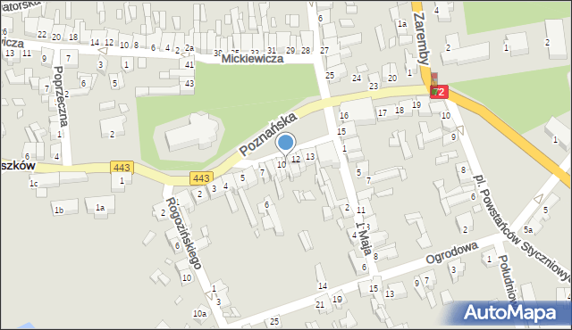 Tuliszków, Plac Wolności, 10a, mapa Tuliszków