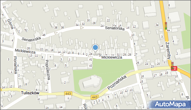 Tuliszków, Plac Wolności, 40A, mapa Tuliszków