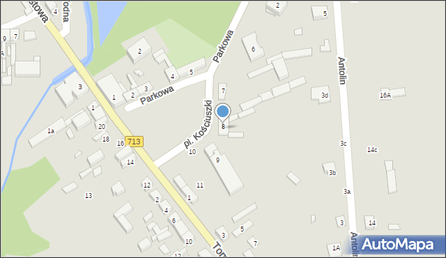 Ujazd, Plac Kościuszki Tadeusza, gen., 8a, mapa Ujazd