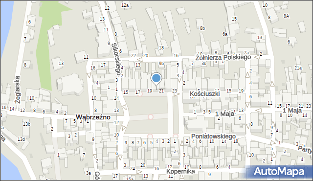 Wąbrzeźno, Plac Jana Pawła II, 20, mapa Wąbrzeźno