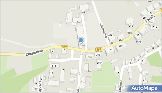 Wałbrzych, Plac Darowskiej Marceliny, 1, mapa Wałbrzycha