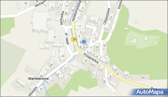 Wambierzyce, Plac Najświętszej Marii Panny, 7, mapa Wambierzyce