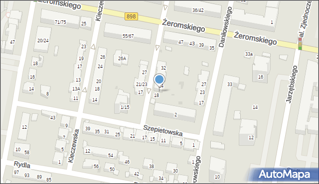 Warszawa, Płatnicza, 20, mapa Warszawy