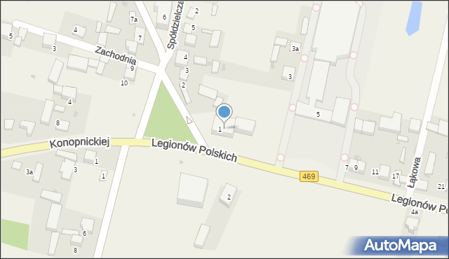 Wartkowice, Plac Kościuszki Tadeusza, gen., 1, mapa Wartkowice