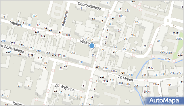Wejherowo, Plac Wejhera Jakuba, 20b, mapa Wejherowo