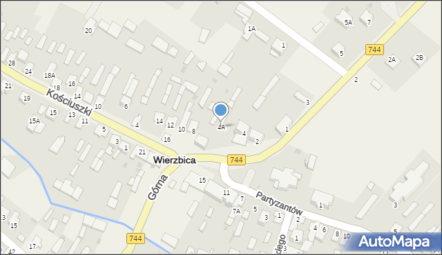Wierzbica, Plac Jana Pawła II, 4A, mapa Wierzbica