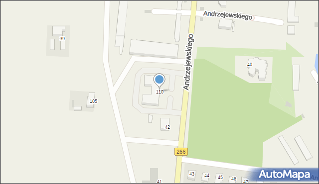 Wierzbinek, Plac Powstańców Styczniowych, 110, mapa Wierzbinek