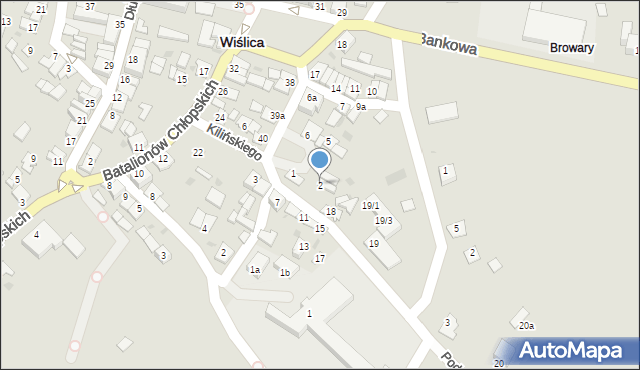 Wiślica, Plac Solny, 2, mapa Wiślica