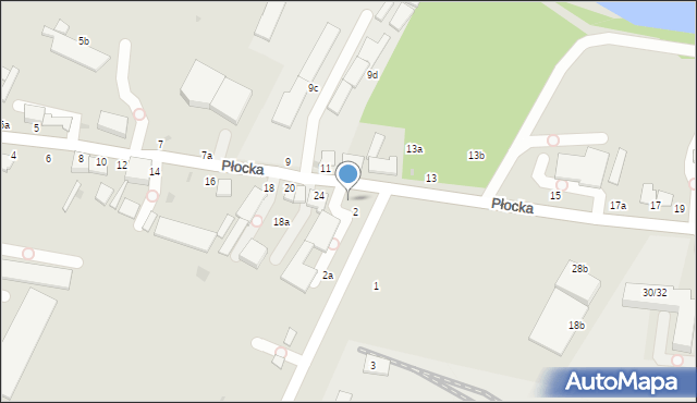 Włocławek, Płocka, 26, mapa Włocławka