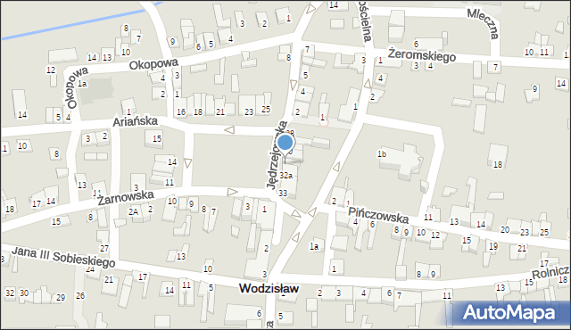 Wodzisław, Plac Wolności, 32, mapa Wodzisław