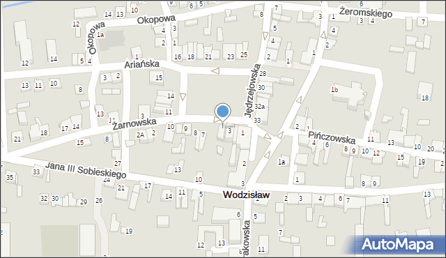 Wodzisław, Plac Wolności, 4, mapa Wodzisław