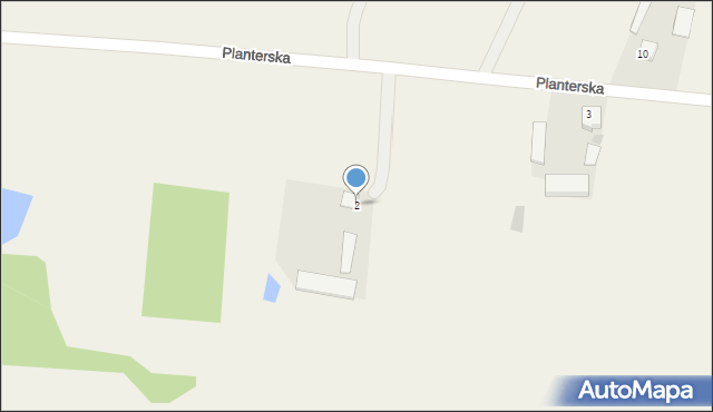 Wohyń, Planterska, 2, mapa Wohyń