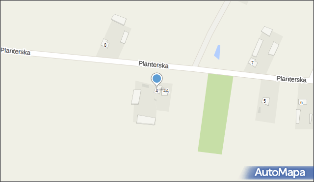 Wohyń, Planterska, 4, mapa Wohyń