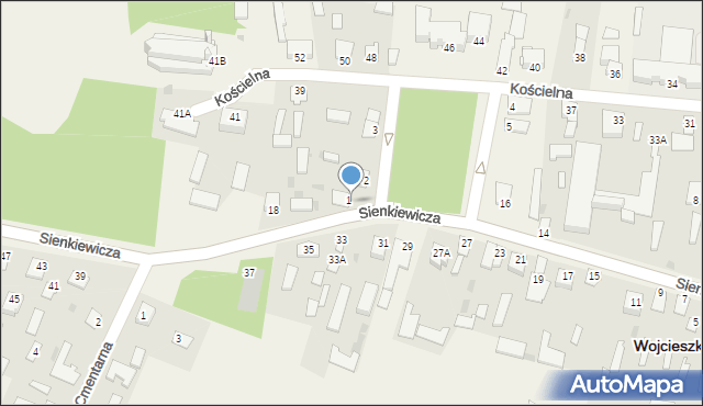 Wojcieszków, Plac Próchniewicza Władysława, 1, mapa Wojcieszków