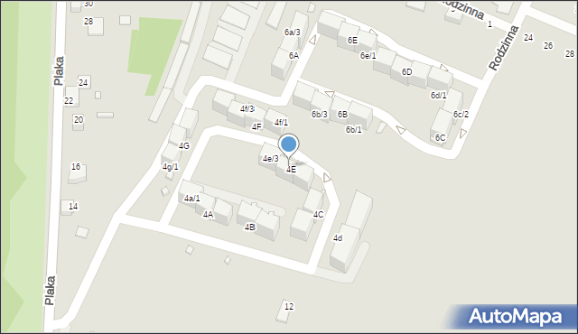 Wojkowice, Plaka, 4e/2, mapa Wojkowice