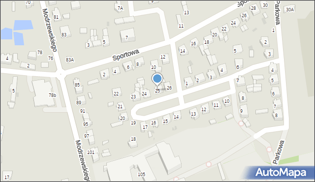 Wolbórz, Plac Siniarskiego, dr., 25, mapa Wolbórz