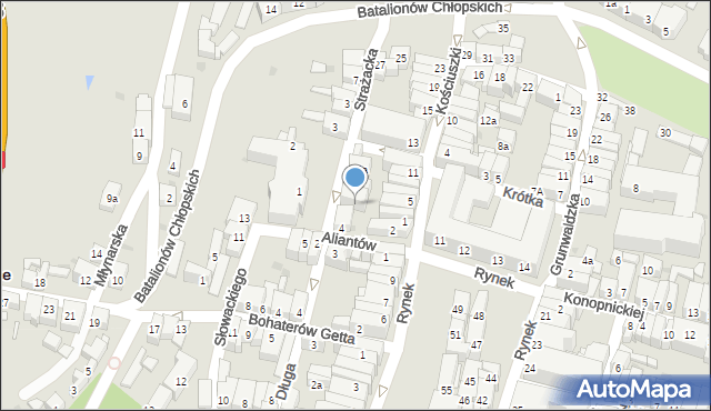 Ząbkowice Śląskie, Plac Skłodowskiej-Curie Marii, 6, mapa Ząbkowice Śląskie