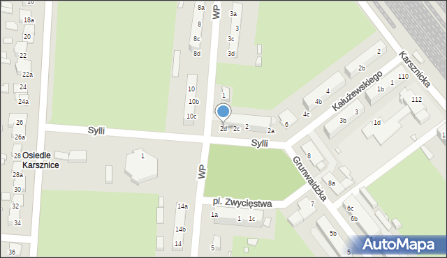 Zduńska Wola, Plac Zwycięstwa, 2d, mapa Zduńska Wola