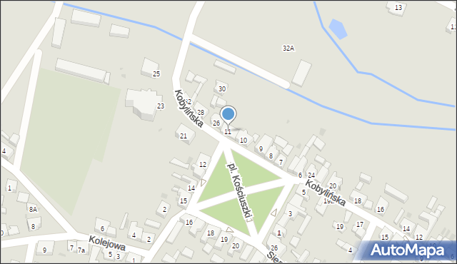 Zduny, Plac Kościuszki Tadeusza, gen., 11, mapa Zduny