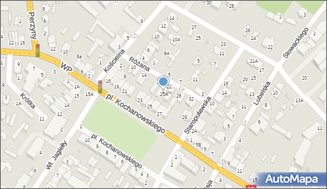 Zwoleń, Plac Kochanowskiego Jana, 25A, mapa Zwoleń