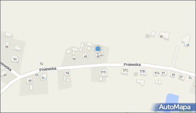 Dobrojewo, Pniewska, 44, mapa Dobrojewo