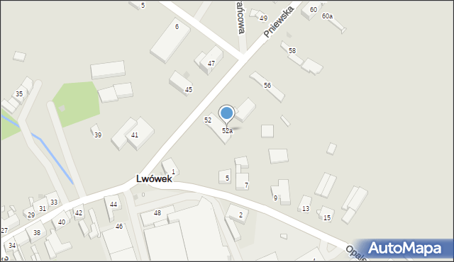 Lwówek, Pniewska, 52a, mapa Lwówek