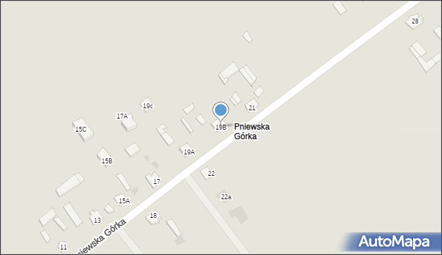 Nasielsk, Pniewska Górka, 19B, mapa Nasielsk