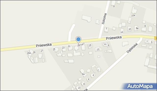 Otorowo, Pniewska, 19, mapa Otorowo