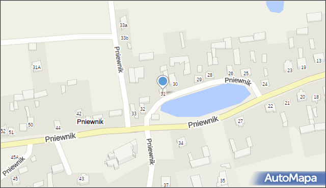 Pniewnik, Pniewnik, 31, mapa Pniewnik