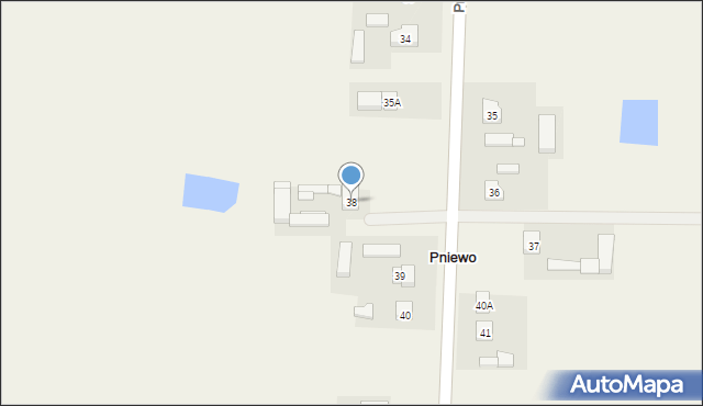 Pniewo, Pniewo, 38, mapa Pniewo